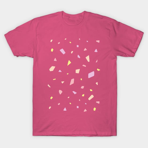 Candy Colors Terrazzo T-Shirt by stonelightstudio